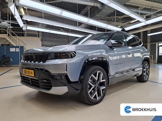 Jeep Compass First Edition 74 kWh Tot 8 Jaar Garantie! | Schuif-/Kanteldak | Massage | Adaptief Cruise Control | Elektr. Stoelen | Warmtepomp | Dodehoek Detectie | Stoel/Stuurverwarming | Keyless Entry | 360 Camera |