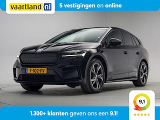 Skoda Enyaq iV 80 Sportline 3-Fase [ Pano Navi Half-leder Camera Stoelverwarming ]