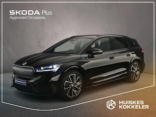 Skoda Enyaq iV 60 Sportline 180pk Automaat Warmtepomp, Trekhaak, Adaptive cruise control, Navigatie, LED matrix koplampen, Elektrische achterklep, 360 camera, Achteruitrijcamera