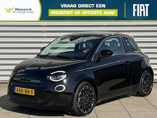 Fiat 500 La Prima 42 kWh Navigatie | Camera | Climate Control | Leder | Stoelverwarming | Panorama Dak