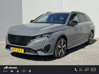 Peugeot 308 SW Hybrid 145 e-DCS6 GT Automaat / Gratis Vaste Trekhaak / Navigatie / Rondomzicht Camera / Cruise Control Adaptief / Android Auto/Apple Carplay/ Trekgewicht geremd 1100kg