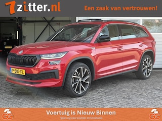 Skoda Kodiaq 1.5 TSI Sportline 7-persoons Trekhaak, Panoramadak, Ventilatiestoelen, Volleder, Zeer mooi uitgevoerd!