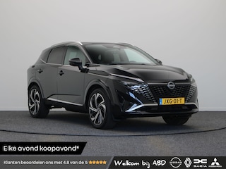 Nissan Qashqai 158pk MHEV Xtronic Tekna Plus | Panorma dak | Lederen bekleding | BOSE audio | Rondomzicht camera | Sfeerverlichting | Pilot Assist | 1800KG trekgewicht! |