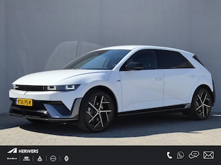 Hyundai Ioniq 5 N Line Limited 84 kWh / SOH 99,3% / Fabrieksgarantie tot 05-2030 / CCS snelladen / All season banden / Warmtepomp / Trekgewicht 1600 kg / Elektrische achterklep / Stuur- & Stoelverwarming / Achteruitrijcamera / Apple Carplay Android Auto /