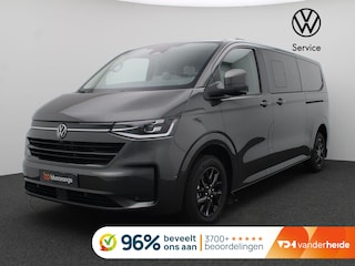 Volkswagen Caravelle 2.5 L2H1 eHybrid Style 233PK Aut. incl. BTW en BPM, Leder, 360gr. Camera, Navi, Side Assist, Keyless, Matrix-LED Koplampen, Adaptieve Cruise Control, Trekhaak, 17" LM Velgen, 8-zitpl., Stoel-stuurverwarming