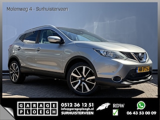 Nissan Qashqai 1.2 Tekna Automaat Trekhaak Leer Pano 360° Keyless Stoelverw Orig.NL Voll.Onderhouden!