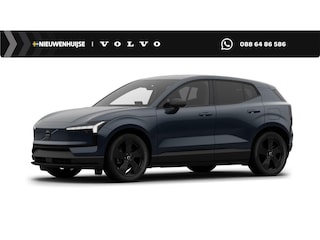 Volvo EX30 P5 Long Range Plus Black Edition Europa 69 kWh | Adaptive Cruise Control | Black Interieur | Stoel + Stuurverwarming | elektr. stoelen | camera | Getint Glas | Harman Kardon Audio | BLIS Dodehoek Detectie |
