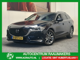 Mazda 6 SPORTBREAK 2.0 SKYACTIVE-G 165 COMFORT AUTOMAAT NAVIGATIE ADPTIVE CRUISE CONTROL APPLE CARPLAY/ANDROID RIJSTROOKSENSOREN DODEHOEKSENSOREN ACHTERUITRIJCAMERA PDC NIEUWSTAAT !!