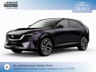 Mazda CX-6e Takumi Business Edition 78 kWh |September levering| Nightfall Violet |+ Gratis TREKHAAK t.w.v. € 1.695,-!
