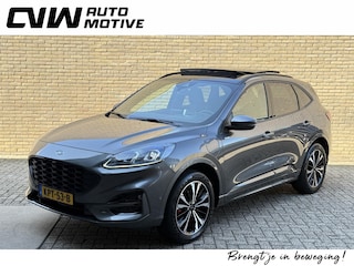 Ford Kuga 2.5 PHEV 224pk ST-Line X | 53.000km | Panoramadak | Camera voor&achter | Navigatie | 19 inch velgen | Adaptieve cruise | Lane assist | Dodehoekdetectie | Bang&Olufsen audio | Stoel&stuurverwarming | Verwarmde voorruit | Apple CarPlay | LED | DAB | Keyless | Elektrische achterklep | Volledig dealeronderhouden