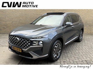 Hyundai Santa Fe 1.6 T-GDI PHEV 265pk Premium Plus Sky 7-persoons | Panoramadak | Leder | Head up | 360 camera | Stoel&stuurverwarming | Navigatie | Apple CarPlay | Adaptieve cruise | Lane assist | 19 inch velgen | Keyless | LED | DAB | Dealeronderhouden