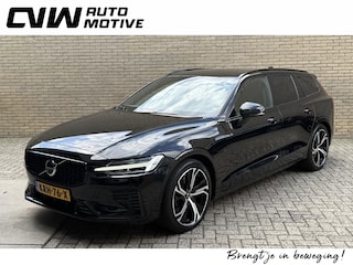 Volvo V60 2.0 T6 350 Plug-in hybrid AWD Long Range R-design | Plus Dark | Trekhaak elektrisch wegklapbaar | 360 camera | Half leder | Virtueel cockpit | Stoel&stuurverwarming | Full-LED | Keyless | DAB | Apple CarPlay | Adaptieve cruise | Pilot assist | Harman&kardon | 19 inch velgen | Memory | Elektrische achterklep | Dealeronderhouden