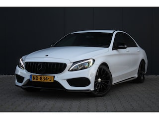 Mercedes-Benz C-klasse 180 AMG Sport Edition | NAP | Leder | Trekhaak | Stoelverwarming | Clima / Cruise control | LED | APK |