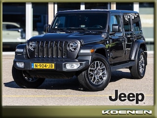 Jeep Wrangler 4xE 380 4wd Autom. Sahara CLIMA / LEER / ADAPT. CRUISE / CAMERA v+a