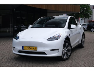 Tesla Model Y Long Range AWD 75 kWh|Rijklaar|SoH91%|FSD3|Pano|Trekhaak|Warmtepomp|INCL.BTW