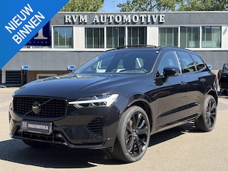 Volvo XC60 2.0 T6 Plug-in hybrid AWD Plus Black Edition EL. TREKHAAK | DEALER ONDERHOUDEN | STOEL VERWARMING VOOR EN ACHTER | PANORAMA DAK | 360 GRADEN CAMERA | ELEK. STOELEN MET GEHEUGEN | 12 MAANDEN BOVAG GARANTIE