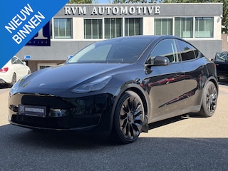 Tesla Model Y Performance AWD 75 kWh SOH 95% | 21 INCH TURBINE VELGEN| TESLA FABRIEKSGARANTIE T/M 01-2027 of 80.000KM!| RESTERENDE FABRIEKSGARANTIE OP DE HOOGVOLTACCU + AANDRIJFLIJN T/M 01-2031 of 192.000KM!