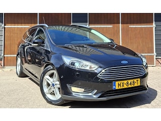 Ford Focus Wagon 1.5 Titanium Edition | All seasonbanden | Bluetooth | Lederen bekleding |