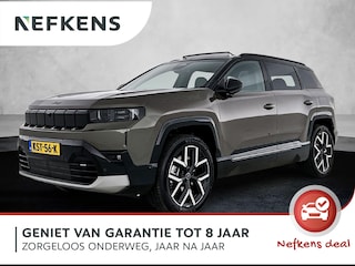 Jeep Compass 210pk Summit 74 kWh Automaat | VOORRAAD VOORDEEL | Schuif-/kanteldak | Elektrisch Verstelb. Bestuurdersstoel | 360 Camera | FOCAL | Elektrische Klep | Dodehoekdetectie | Navigatie | Climate Control | Adaptieve Cruise Control | Warmtepomp | 3 Fase |