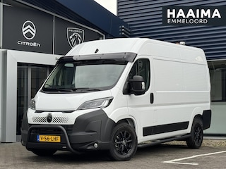 Citroën Jumper 2.2 BlueHDi 140 S&S L2H2 3.5t | Adaptieve Cruise control | Achteruitrijcamera | Climate control  | Navigatie | 3 persoons | Side steps | Lichtmetalen velgen black | Pushbar