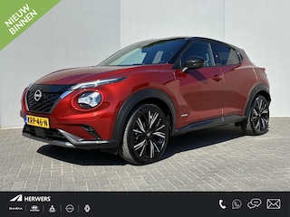 Nissan Juke 1.6 Hybrid N-Design / Cold Pack / Achteruitrijcamera / Cruise Control / Navigatie d.m.v. Apple Carplay/Android Auto / Alcantara/Lederen bekleding /