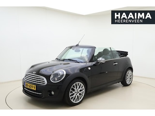 Mini Cooper Cabrio 1.6 125pk Chili | Navigatie | Elektrische kap | Lederen bekleding | Alarm | Climate control | Cruise control | Stoelverwarming | Parkeersensoren | Bi-Xenon verlichting