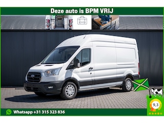Ford Transit | L3H3 | 130Pk | Inrichting | 3-Zits | Camera | Cruise | PDC | Airco
