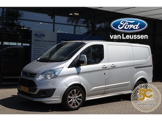 Ford Transit Custom 290 2.2 TDCI L1H1 SPORT 3-PERS BTW 2x SCHUIFDEUR CAMERA P-SENSOREN HALF-LEDER STOELVERW. EL-STOEL 18"LMV FULL-COLOR