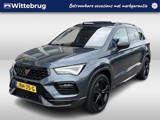 Cupra Ateca 2.0 TSI 4DRIVE / AUTOMAAT/ 300 PK/ PANO/ TREKHAAK/ DCC/ ACC/ PARK.SENSOREN + 360 CAMERA/ FULL LINK/ STUUR+STOELVERWARM./ ELEK.ACHTERKLEP/ DODEHOEK/ KEYLESS/ BEATS/ NAVI/ DAB/ CLIMA/ LED/ 19'' LMV