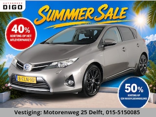 Toyota Auris 1.8 HYBRID LEASE PRO PANORAMADAK NAVI LEDER STOEL VERWARMING . CRUISE CONTROL .
