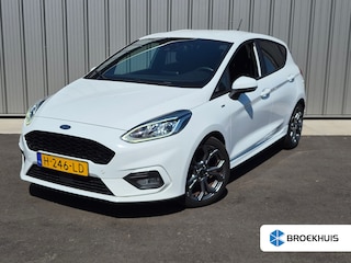Ford Fiesta 1.0 EcoBoost ST-Line 95Pk | Achteruitrijcamera | Cruise control Adapt | App connect | Stoel/stuurverwarming | Parkeer assistent | Verwarmd voorruit |Dodehoek detectie | Led Navi | 17"LMV
