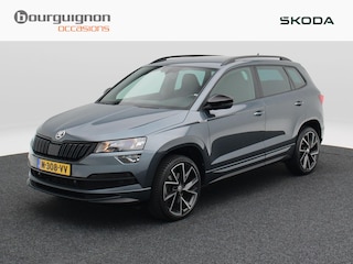 Skoda Karoq 1.5 TSi 150 Pk ACT Sportline Business | Stoel/Stuur Verwarming | Climatronic | Trekhaak | Navigatie | CarPlay | 19 Inch | 52.748 Km !!