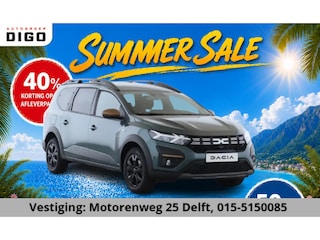Dacia Jogger 1.0 TCe 110 EXTREME 7 ZITS GARANTIE TOT 2035* . CRUISE CONTROL . DODE HOEK DETECTIE . PARKEERSENSOREN VOOR EN ACHTER .