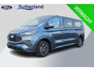 Ford Transit Custom 340 2.5 PHEV L2H1 Limited 233pk | Kombi | Incl. BTW/BPM | Dubbele zijschuifdeur | Privacy Glass | Inklapbare trekhaak | Verwarmbare bijrijdersbank | 17 inch lichtmetalen velgen | Driver Assistance Pack Premium | Verwarmbaar stuurwiel
