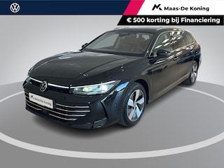 Volkswagen Passat Variant 1.5eTSI/150PK Elegance Business DSG · Trekhaak · Camera · Apple/Android Car Play · Navigatie · Dodehoeksensoren · Massage · Stoelverwarming ·
