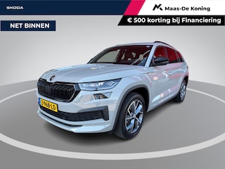Skoda Kodiaq 1.5 TSI 150pk DSG Sportline Business 7p. · Camera · Inklap. Trekhaak · Keyless · Elek. Bestuurdersstoel + Geheugen · Matrix LED · Garantie t/m 27-05-2028 of 100.000km