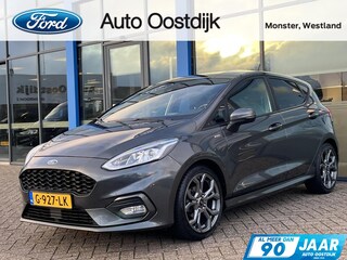 Ford Fiesta 1.0 EcoBoost ST-Line 100PK Cruise Navi Climate Privacy Glass "17 Inch Velgen Full LED *Sportief*
