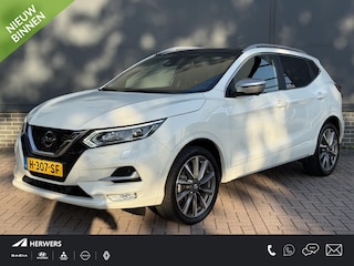 Nissan Qashqai 1.3 DIG-T Tekna + / Dealer Onderhouden / Panorama / Trekhaak / 1500KG Trekgewicht / Elektrische Stoelen Met Geheugen / Panorama dak / BOSE audio systeem / Adaptieve Cruise Control /