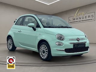 Fiat 500 1.2 Lounge 2019 MINT GROEN | Cabrio | Display | PDC