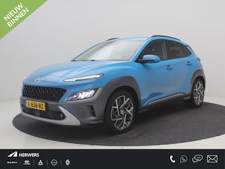 Hyundai Kona 1.6 GDI HEV Premium / Trekhaak / Lederen bekleding / 1ste Eigenaar / Dealer onderhouden / Adaptieve Cruise Control /