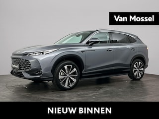 MG HS PHEV 1.5 272pk Aut. Luxury | 100km Electrisch | Bruin Interieur | Navi | CarPlay | 360 Camera | Stoelverwarming | Led Koplampen | Afneembare trekhaak