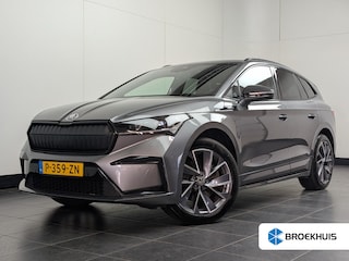 Skoda Enyaq iV 80 Sportline l 1e Eigenaar l SOH 97,6 % l Elektr. Achterklep l Head-up l Stoelverwarming l Stuurverwarm. l