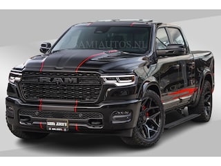 Dodge Ram LIMITED 2026 5.7 V8 HEMI | MAXIMAAL UITGERUST | DUBBELE CABINE | 5 PERSOONS | DC | Allernieuwste Limited uitvoering – volledig uitgerust met alle opties, inclusief MWK en normale laadbak.
