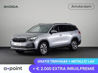Skoda Kodiaq 1.5 TSI PHEV Edition 204 pk 6 versn. DSG | Sunset | Trekhaak |  18" lichtmetalen velgen Soira aero, zilver