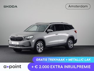 Skoda Kodiaq 1.5 TSI PHEV Edition 204 pk 6 versn. DSG | Sunset | Trekhaak | Panorama Dak |  18" lichtmetalen velgen Soira aero, zilver