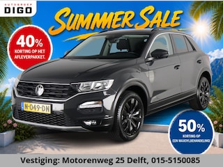 Volkswagen T-Roc 1.0 TSI STYLE 100% OH.GARANTIE TOT 10-2032* BLACKLINE .NAVI.PDC V+A.URANO GREY !