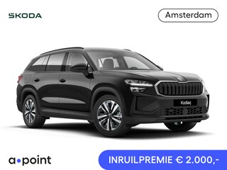 Skoda Kodiaq 1.5 TSI PHEV Business Edition 204 pk 6 versn. DSG | Trekhaak | Sunset | 18" lichtmetalen velgen Soira aero, zilver
