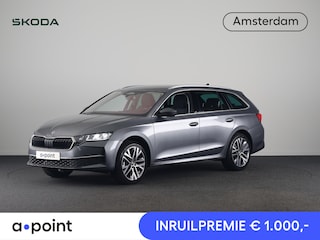 Skoda Octavia Combi 1.5 TSI MHEV Business Edition Plus 150 pk 7 versn. DSG | Chrome Pakket | Trekhaak | Winter Pakket | Lichtmetalen velgen 18" Lerna Antraciet