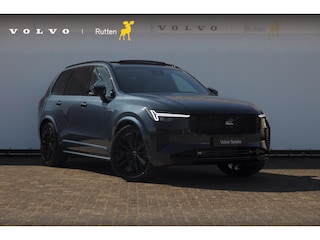 Volvo XC90 T8 455PK Automaat AWD Ultra Black Edition / Stoelmassage - en ventilatie Luchtvering / Trekhaak / Panoramadak / Google services / Elektrisch bedienbare voorstoelen met geheugen / Stoelverwarming voor en achter