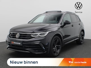 Volkswagen Tiguan 1.4 TSI eHybrid R-Line Business+ 245PK DSG SOH 87%, Panoramadak, Achteruitrijcamera, Black Style, Leder, Memorystoelen, Head-Up Display, Matrix-LED Verlichting, Elektr. Achterklep, Keyless, 19" LM Velgen